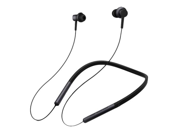Xiaomi MI BLUETOOTH NECKBAND - Hörlurar med mikrofon - inuti örat - nacKräm - Bluetooth - trådlös - svart