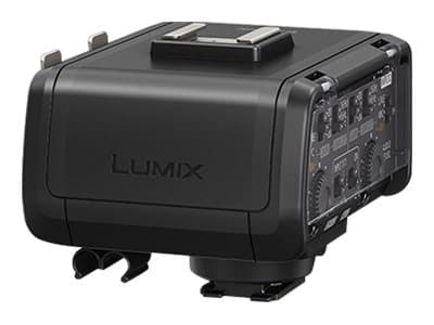 Panasonic DMW-XLR1E - Mikrofonadapter - för Lumix DC-BS1H, S5, S5K, S5KK, S1, S1H; Lumix G DC-GH5, GH5L, GH5M, GH5M2, GH5S, GH6, GH6L