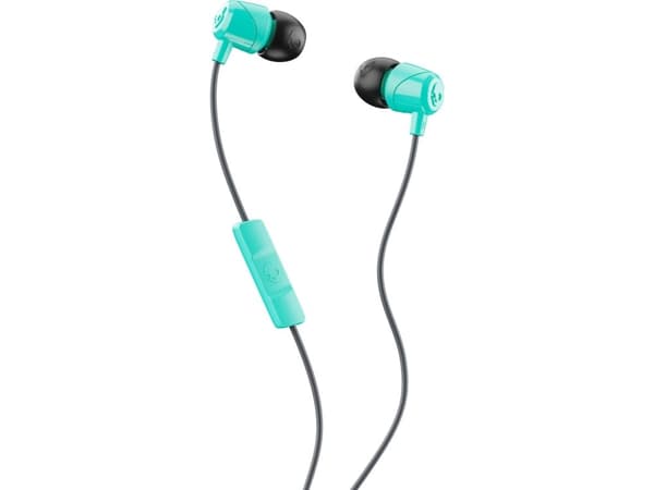 Skullcandy Jib, Headset, In-ear, Samtal/Musik, Svart, Turkos, Binaural, Flera tangenter
