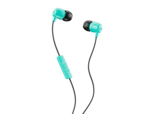 Skullcandy Jib, Headset, In-ear, Samtal/Musik, Svart, Turkos, Binaural, Flera tangenter