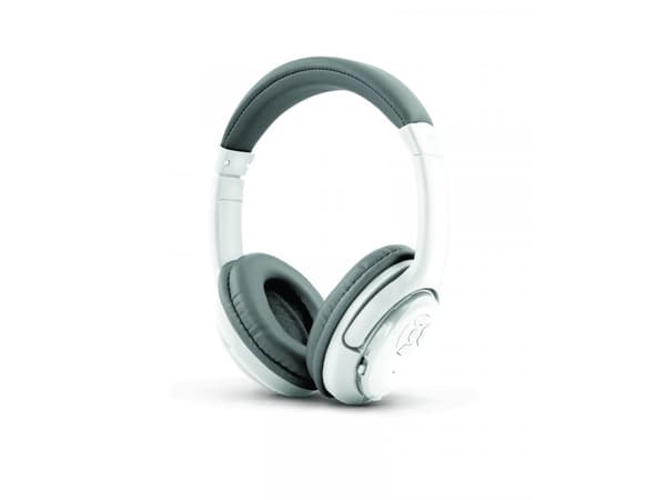 Esperanza EH163W - Hörlurar med mikrofon - på örat - Bluetooth - trådlös - libero white