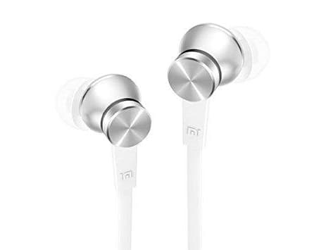 Xiaomi MI Basic - Ørepropper med mikrofon - i øret - kablet - 3,5 mm jakk - sølv