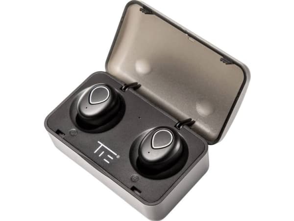 Tie Studio T31B Titania In Ear hovedtelefoner Bluetooth® Sort Noise Cancelling Headset, Touch-styring