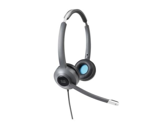 Cisco 522 Wired Dual - Hodesett - on-ear - kablet - 3,5 mm jakk