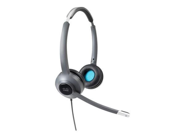 Cisco 522 Wired Dual - Hodesett - on-ear - kablet - 3,5 mm jakk