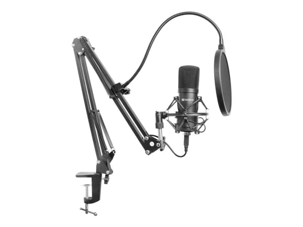 Sandberg 126-07 mikrofon Sort Studiomikrofon