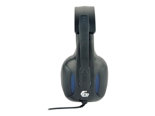 Gembird GHS-04 - Hodesett - full størrelse - kablet - 3,5 mm jakk - matt svart
