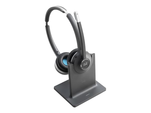 Cisco 562 Wireless Dual - Hodesett - on-ear - DECT 6.0 - trådløs - med Multibase Station - for Cisco DX70, DX80; IP Phone 68XX; Webex Board 55, Board