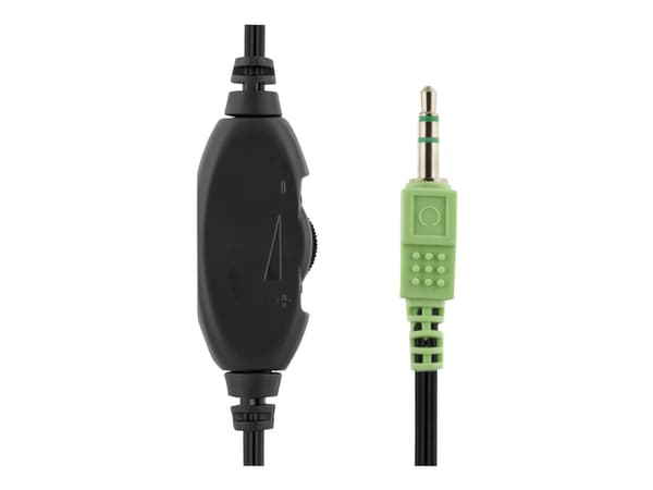 DELTACO HL-6 - Hodetelefoner - full størrelse - kablet - 3,5 mm jakk