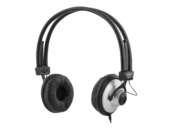 DELTACO HL-6 - Hodetelefoner - full størrelse - kablet - 3,5 mm jakk