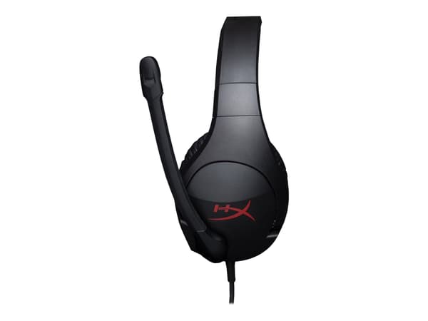 HyperX Cloud Stinger PS4 - Headset - fuld størrelse - kabling - 3,5 mm jackstik - Sort & Blå