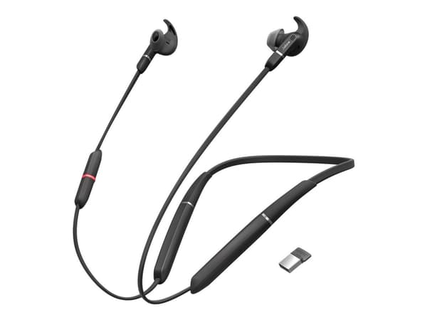 Jabra Evolve 65e MS & Link 370, Langaton, 20 - 20000 Hz, Toimisto/puhelukeskus, 36 g, Kuulokkeet, Musta