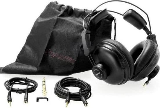 Superlux HD669, Kabel, 10 - 30000 hz, Musik, 235 g, Hörlurar, Svart