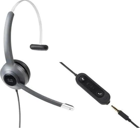 Cisco 521 Wired Single - Hodesett - on-ear - kablet - 3,5 mm jakk