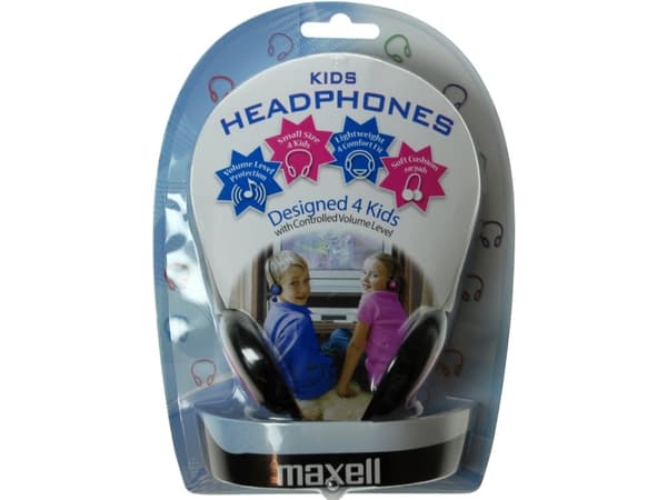 Maxell Kids Safe, Kuulokkeet, Musiikki, Sininen, 1,2 m, Langallinen, Korvanpäällis
