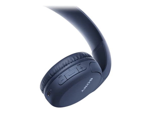 Sony WH-CH510, Langaton, 20 - 20000 Hz, Puhelut/Musiikki, 132 g, Kuulokkeet, Sininen
