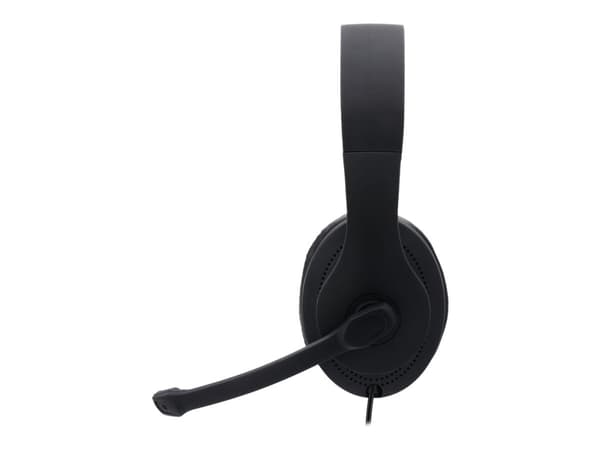 Hama PC Office Headset "HS-USB300" - Headset - full storlek - kabling - USB - sort