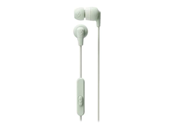 Skullcandy Ink'd+ - Hörlurar med mikrofon - inuti örat - kabelansluten - 3,5 mm kontakt - ljudisolerande - grön, salvia, pastell