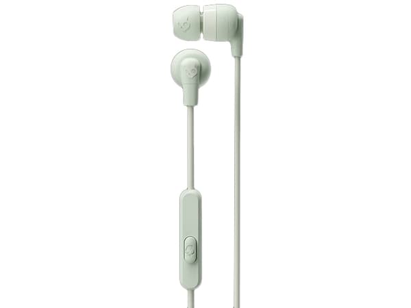 Skullcandy Ink'd+ - Hörlurar med mikrofon - inuti örat - kabelansluten - 3,5 mm kontakt - ljudisolerande - grön, salvia, pastell