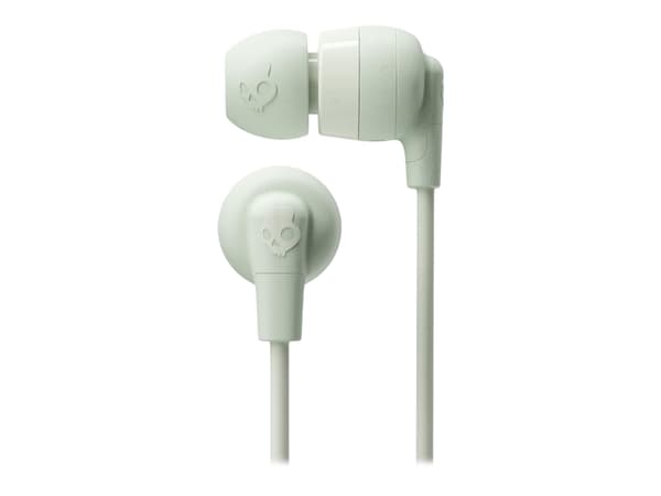 Skullcandy Ink'd+ - Hörlurar med mikrofon - inuti örat - kabelansluten - 3,5 mm kontakt - ljudisolerande - grön, salvia, pastell
