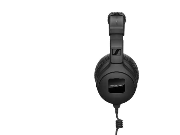 Sennheiser HD 300 PRO, Kuulokkeet, Pääpanta, Musiikki, Musta, 1,55 m, 123 dB