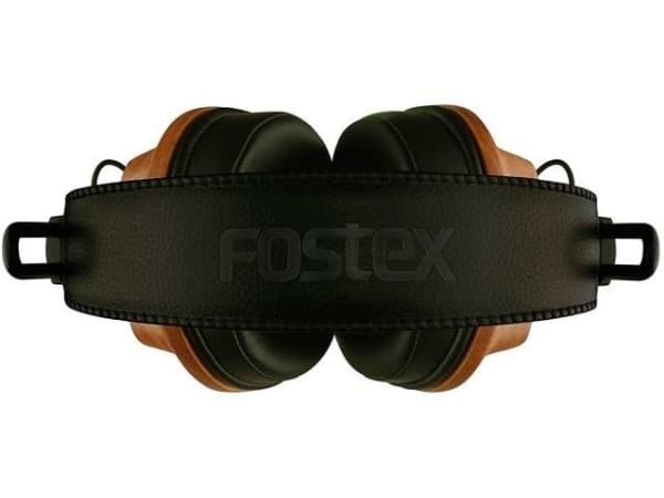 Fostex - T60RP Semi-öppna hörlurar - 15Hz - 35kHz - 50 ohm - 92 dB @ 1 kHz - 3,5 mm jack / 1,5 m kabel - Mahogny (Förvaringsväska ingår)