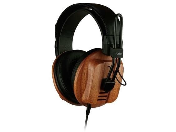 Fostex - T60RP Semi-öppna hörlurar - 15Hz - 35kHz - 50 ohm - 92 dB @ 1 kHz - 3,5 mm jack / 1,5 m kabel - Mahogny (Förvaringsväska ingår)