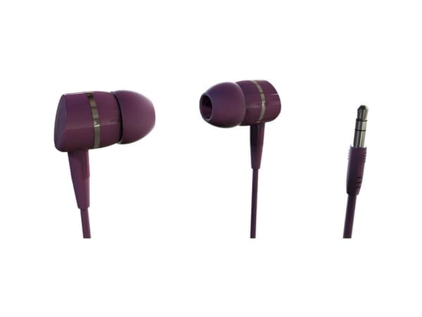 Vivanco Solidsound, Kuulokkeet, In-ear, Calls/Music, Purppura, 1,2 m, Langallinen