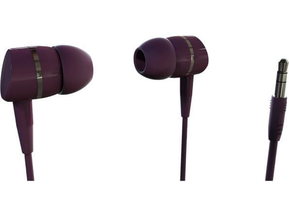 Vivanco Solidsound, Kuulokkeet, In-ear, Calls/Music, Purppura, 1,2 m, Langallinen