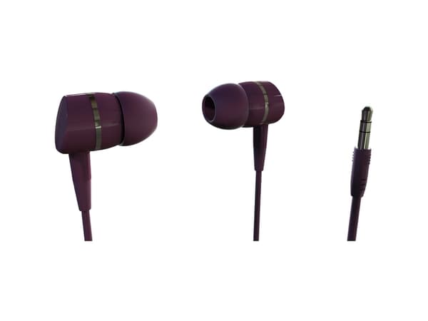 Vivanco Solidsound, Kuulokkeet, In-ear, Calls/Music, Purppura, 1,2 m, Langallinen