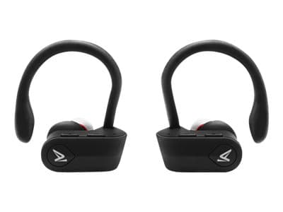 SAVIO TWS-03 - True wireless-hörlurar med mikrofon - inuti örat - montering över örat - Bluetooth - svart
