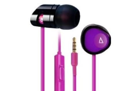 Creative Labs MA200, Kuulokkeet, In-ear, Musta, Purppura, Kaksikanavainen, Moninäppäin, 1,2 m
