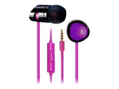 Creative Labs MA200, Kuulokkeet, In-ear, Musta, Purppura, Kaksikanavainen, Moninäppäin, 1,2 m