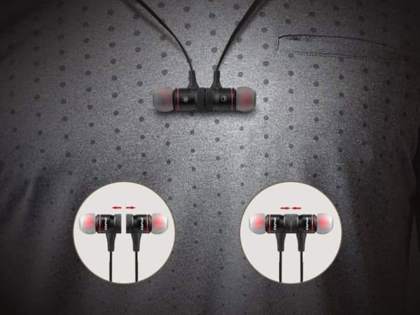 AWEI Bluetooth-urheilukuulokkeet A847BL musta/musta