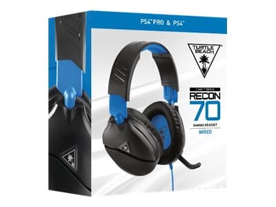 Turtle Beach Recon 70, Langallinen, Pelaaminen, 20 - 20000 Hz, Kuulokkeet, Musta, Sininen