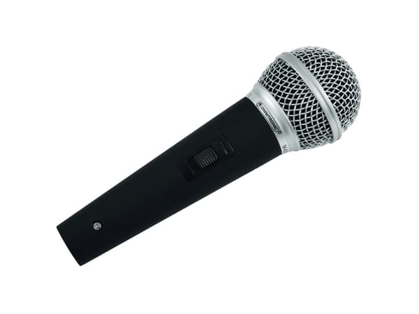 Omnitronic M-60, -52 dB, 50 - 15000 Hz, 600 O, Koblet med ledninger (ikke trådløs), Svart, 350 g