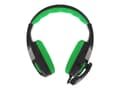 Miniatyrbilde 5 av 5: Natec Genesis Argon 100 - Hodesett - on-ear - kablet - 3,5 mm jakk - svart, grønn