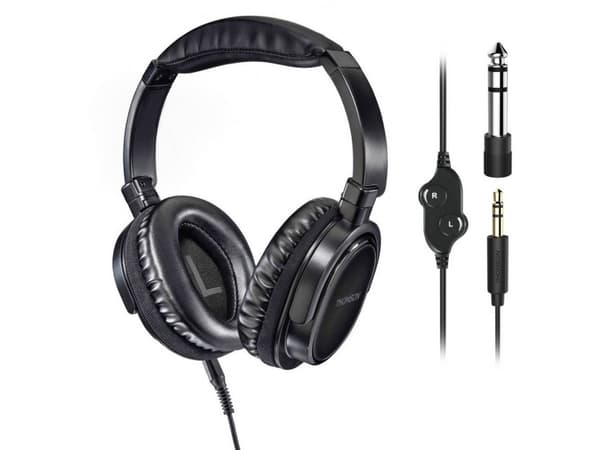 Thomson Headset With Microphone And Long Cable Stereo Headphones For Pc Or Tv