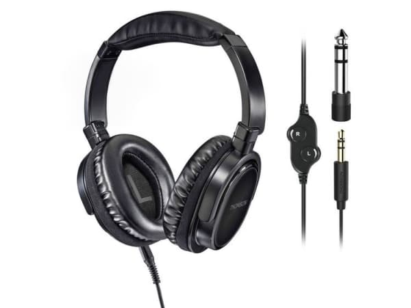Thomson Headset With Microphone And Long Cable Stereo Headphones For Pc Or Tv