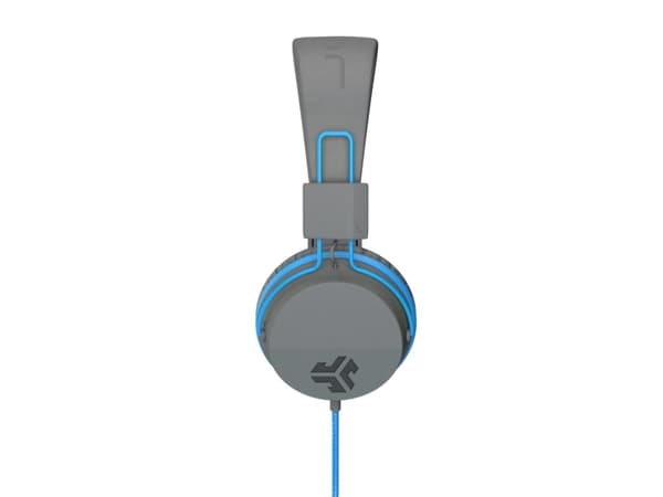 JLab JBuddies Studio Kids Blau - Over-Ear-Kopfhörer (Mikrofon, 1-Tasten-Fernbedienung, Lautstärkebegrenzer)