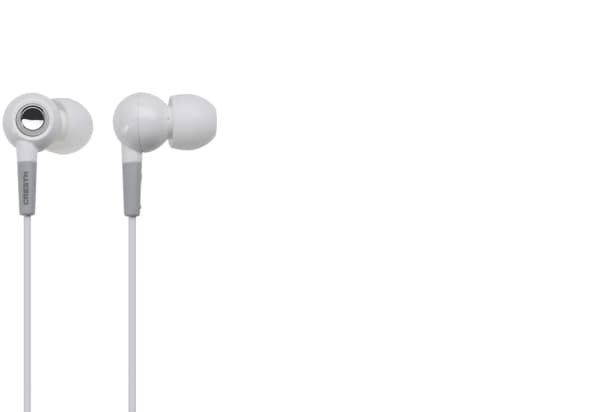 Cresyn Staccato, Hörlurar, I öra, Vit, I öra monitorer, 1,2 m, Kabel