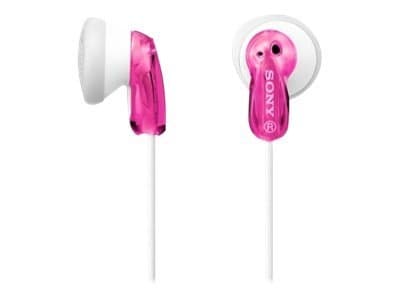 Sony MDR-E9LP - Hodetelefoner - ørepropp - kablet - 3,5 mm jakk - rosa