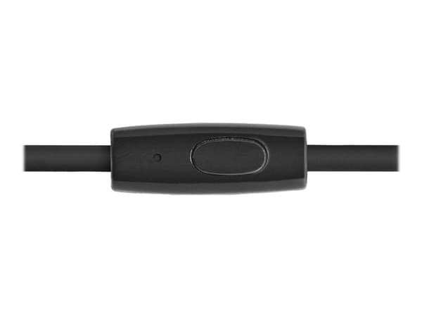 Defender Pulse 420 - Ørepropper med mikrofon - i øret - kablet - 3,5 mm jakk - lydisolerende - svart, blå