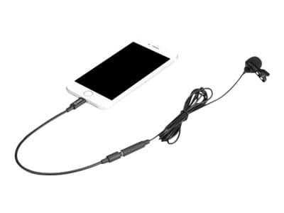 BOYA BY-M2 - Mikrofon - Apple Lightning - för Apple iPhone 11, 11 Pro, 11 Pro Max, 7, 7 Plus, 8, 8 Plus, X, XR, XS, XS Max