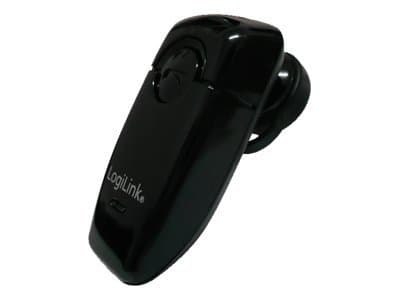 LogiLink Bluetooth V2.0 Earclip Headset, Trådløs, Samtaler/musikk, 9 g, Hodesett, Sort