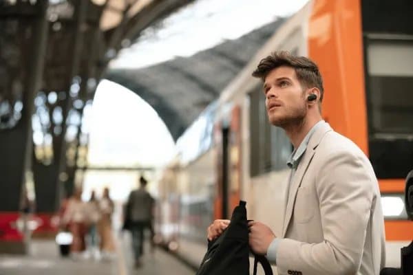 Sony WF-1000XM3 - True wireless-hörlurar med mikrofon - inuti örat - Bluetooth/radiofrekvens 2,4 GHz - NFC - aktiv brusradering - svart