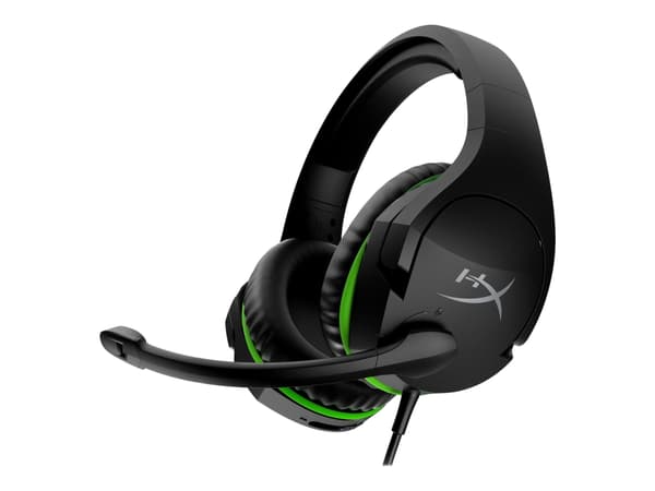 HyperX CloudX Stinger, Langallinen, Pelaaminen, 18 - 23000 Hz, 276,5 g, Kuulokkeet, Musta, Vihreä