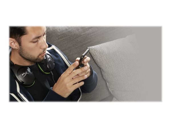HyperX CloudX Stinger, Langallinen, Pelaaminen, 18 - 23000 Hz, 276,5 g, Kuulokkeet, Musta, Vihreä