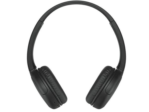 Sony WH-CH510 - Hodetelefoner med mikrofon - on-ear - Bluetooth - trådløs - NFC - svart