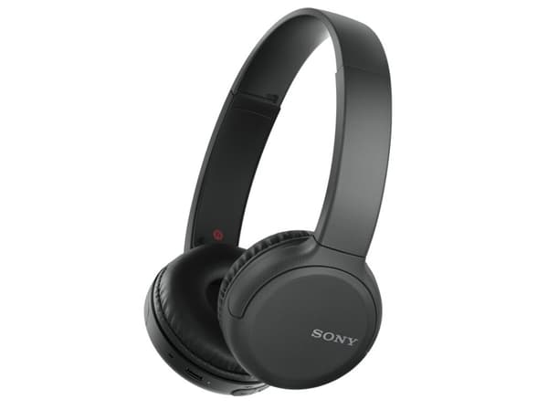 Sony WH-CH510 - Hodetelefoner med mikrofon - on-ear - Bluetooth - trådløs - NFC - svart
